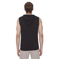 Débardeur à Capuche pour Homme Dark Black