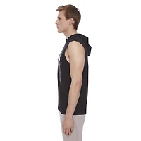 Débardeur à Capuche pour Homme Dark Black