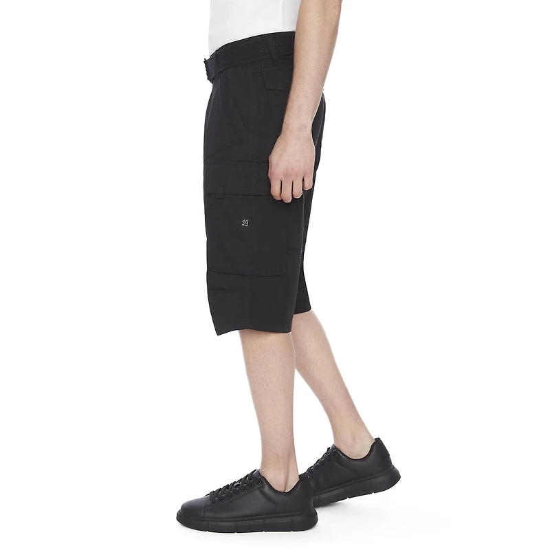 Capri Cargo à ceinture pour homme de Dark Black