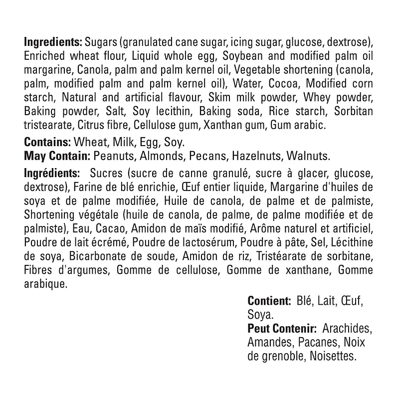 Poppers à gâteau triple chocolat Charlotte’s