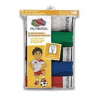 Fruit of the Loom Toddler Boys 5-Pack Boxer Brief, Sizes 2T/3T, 4T/5T