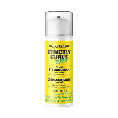 Marc Anthony Strictement Boucles 3x Crème Coiffante 3-en-1 Hydratante 150 ml