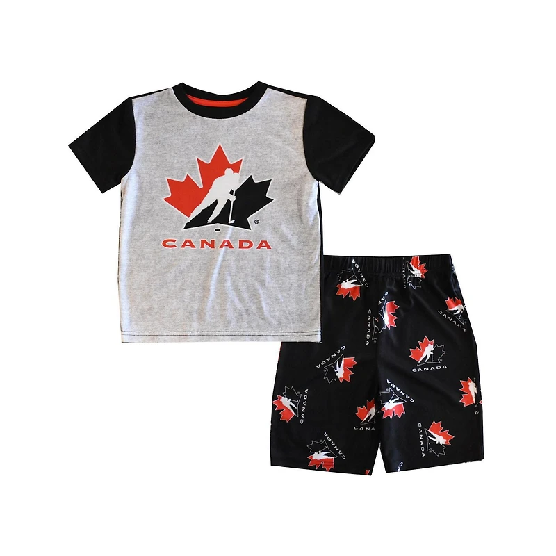 Boys Hockey Canada 2 Piece Logo Set