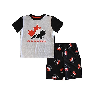 Boys Hockey Canada 2 Piece Logo Set