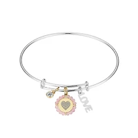 Luxury Design Bangle with "LOVE" charms