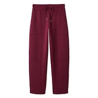 Pantalon de survêtement en tricot doux à coupe baril George pour femmes