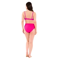 Haut de bikini Captiva texturé avec armatures et nœud à l’avant pour femme