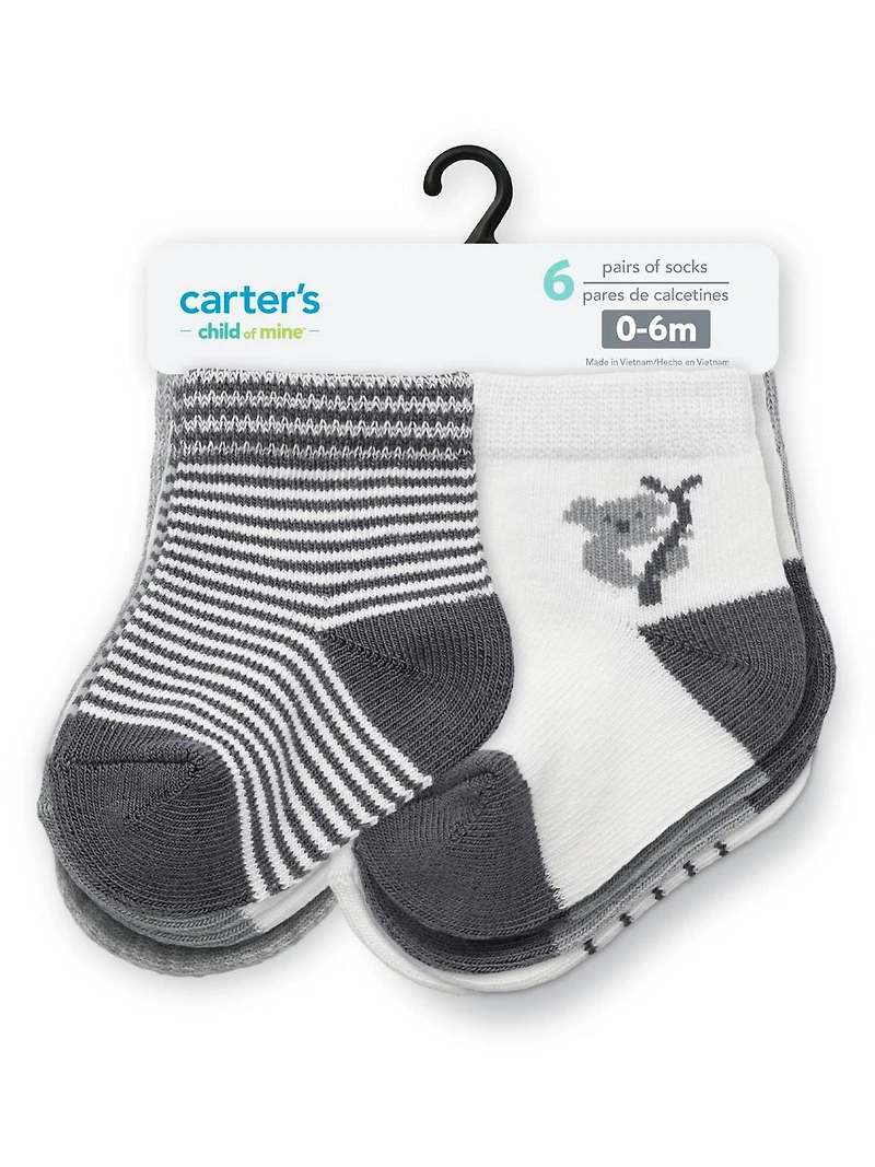 Carter's Child of Mine Garçons 6pk Chaussettes