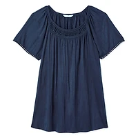 Penmans Women's Crochet Trim Top