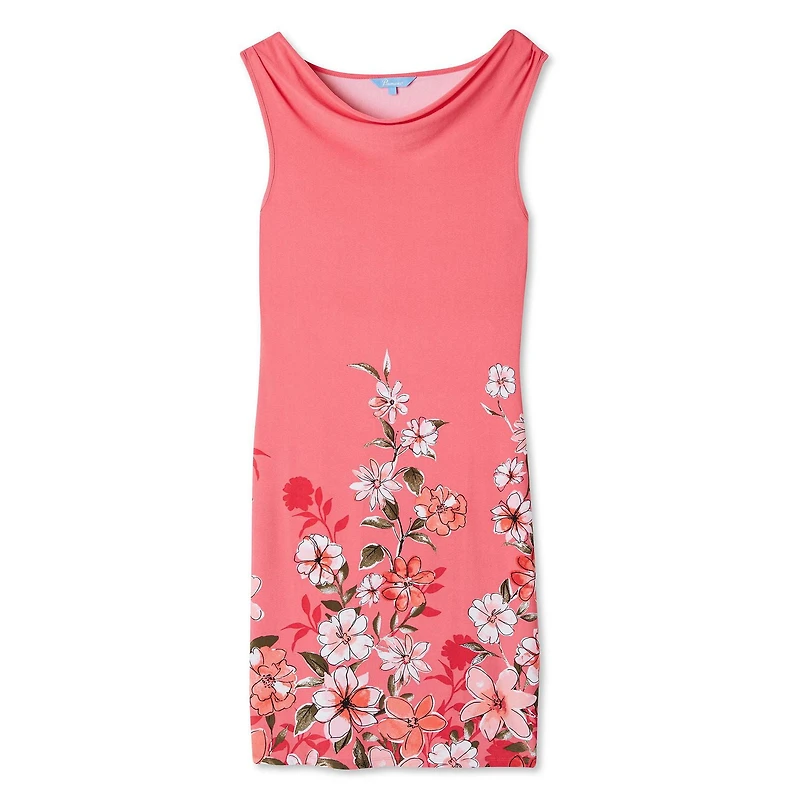 Penmans Women's Printed Sleeveless Cowl Neck Dress