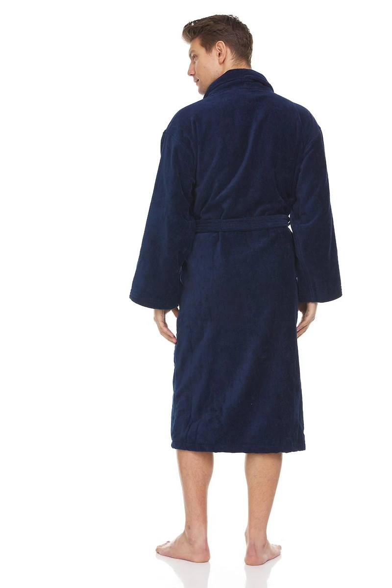 Today's Man Cotton Belted Bath Robe