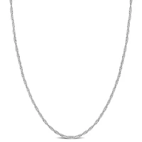 Miabella Platinum Singapore Chain Necklace