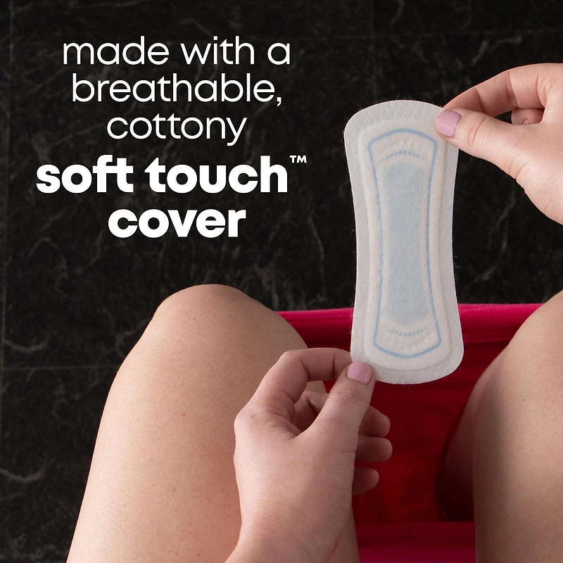 U by Kotex Lightdays PLUS Liners, Regular, Fragrance-Free