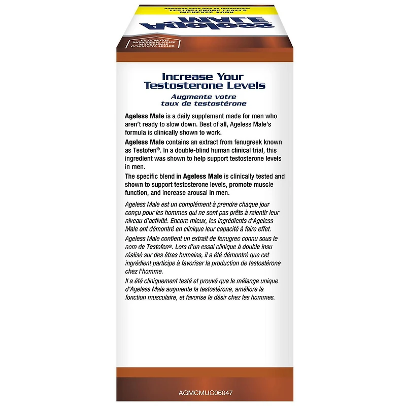 MÂLE sans âge 60 comprimés