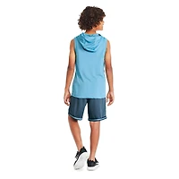 Ensemble 2 pièces avec débardeur à capuchon Athletic Works pour garçons.