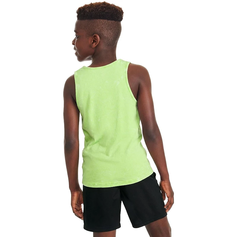 George Boys' Marble Washed Graphic Tank Top