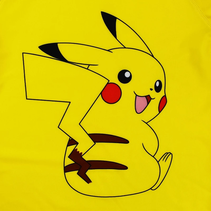 Haut à manches courtes Pokemon Pikachu Raglan pour garçon