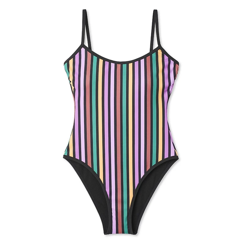 No Boundaries Women's Printed One Piece Swimsuit