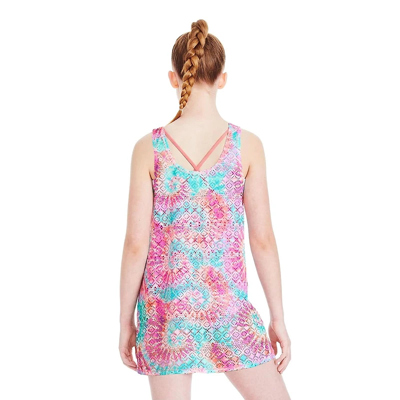 Robe cache-maillot en crochet George pour filles