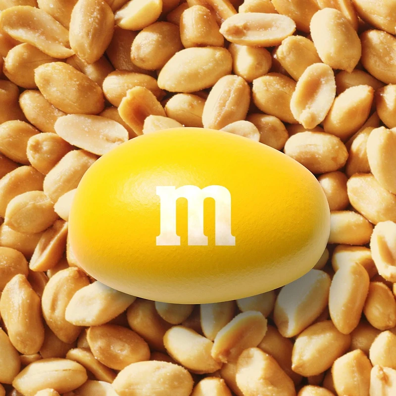 M&M'S, Peanut Milk Chocolate Candies, Snacking Bag, 100g