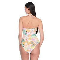 No Boundaries Women's O-Ring One Piece Swimsuit