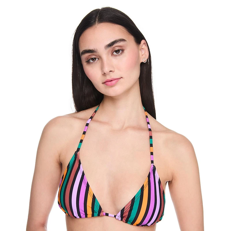 No Boundaries Women's String Bikini Top