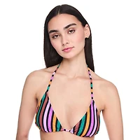 No Boundaries Women's String Bikini Top