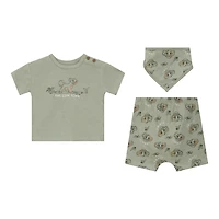 Disney Le Roi Lion Ensemble de Shorts avec Bavoir