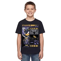 Sonic the Hedgehog x DC Shadow the Hedgehog Batman Chaos Controller Boys Black Graphic T-Shirt -Online Exclusive
