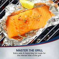 Alcan® Ulimate Grilling Foil Non-Stick Aluminum Foil Wrap, 18"x35', Extra Wide, 1-pack