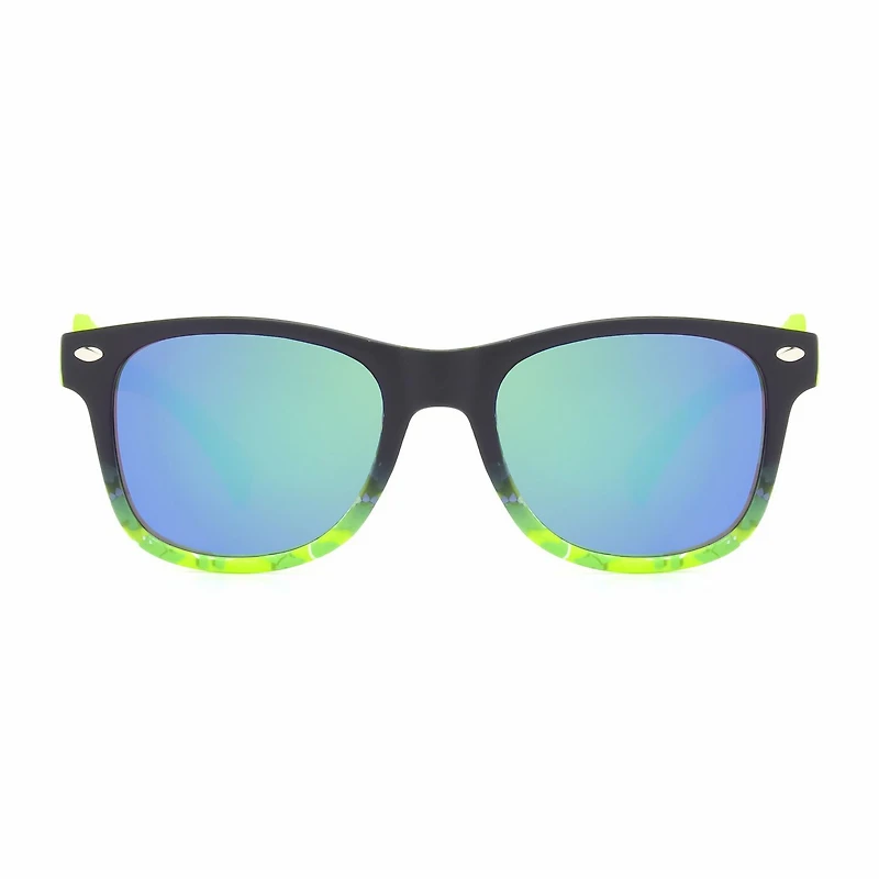 George Kids Boys Black and Green Dino Spike Square Sunglasses