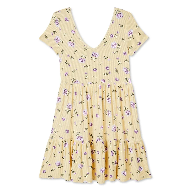 No Boundaries Women's Tiered Babydoll Dress