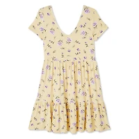 No Boundaries Women's Tiered Babydoll Dress