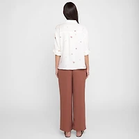 Devoted, Embroidered Top, Sizes XS-XL