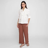 Devoted, Embroidered Top, Sizes XS-XL