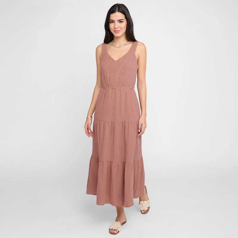 Devoted, Robe midi à volants, tailles XS XL