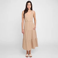 Devoted, Tiered Midi Dress
