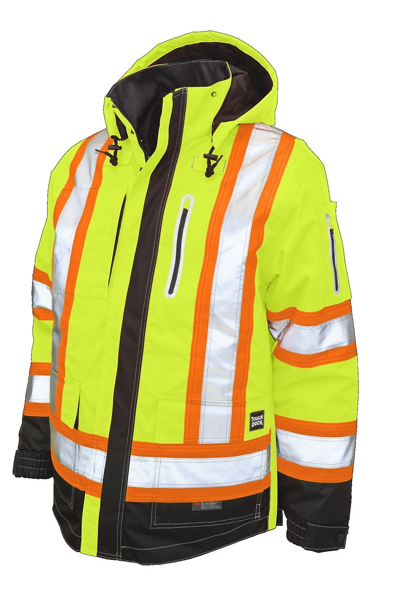 TOUGH DUCK Ripstop 4-IN-1 Safety Jacket