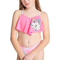 Bikini 2 pièces volanté Justice pour filles