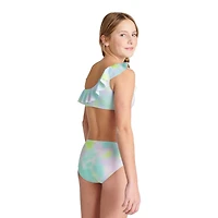 Bikini 2 pièces avec volants asymétriques Justice pour filles