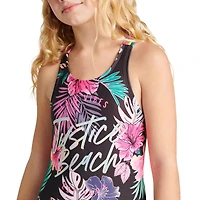 Justice Girls' Strappy-Back Swimsuit 1-Piece