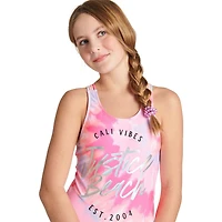 Justice Girls' Strappy-Back Swimsuit 1-Piece