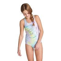 Maillot de bain 1 pièce avec lanières à l’arrière Justice pour filles