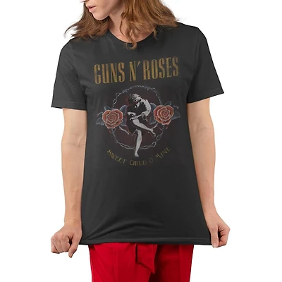 Rolling Stones T-Shirt col rond à manche courte pour femmes