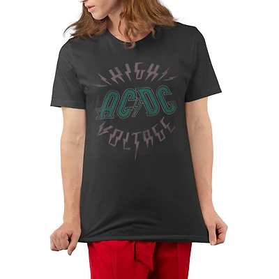 AC/DC T-Shirt col rond à manche courte pour femmes Tailles TP à TG