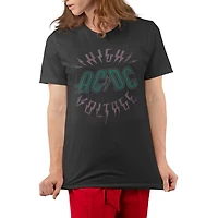 AC/DC T-Shirt col rond à manche courte pour femmes Tailles TP à TG