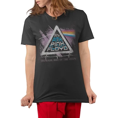Pink Floyd T-Shirt col rond à manche courte pour femmes