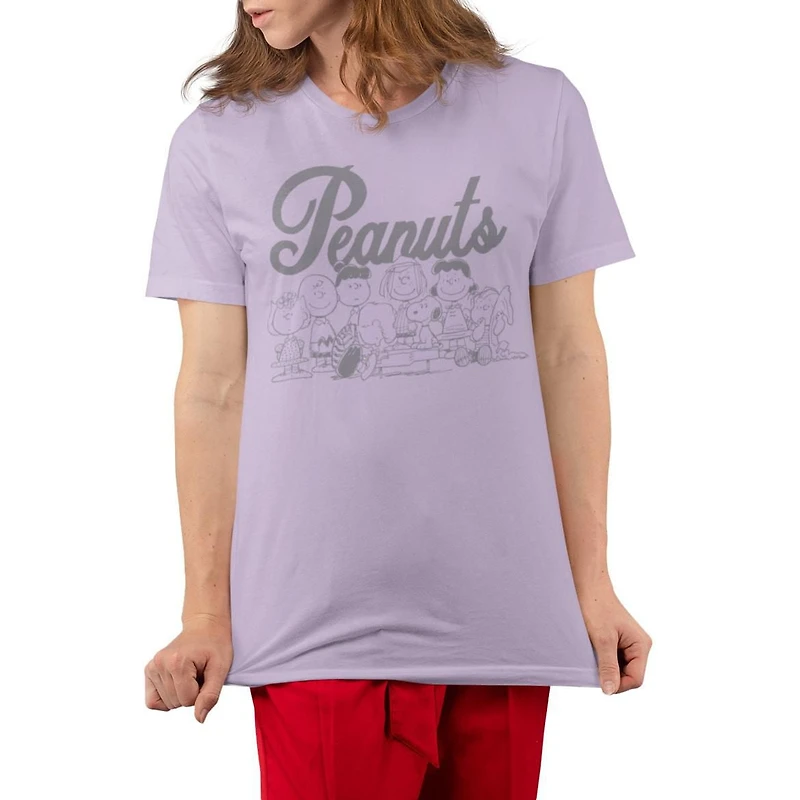 Peanuts Ladie's short sleeve crew neck T-Shirt, Sizes XS to XL
