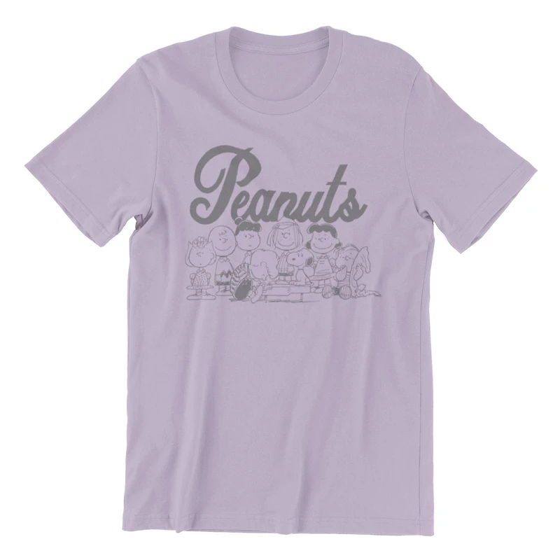 Peanuts T-Shirt col rond à manche courte pour femmes Tailles TP à TG