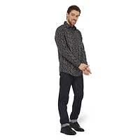 George Men's Printed Slim Fit Dress Shirt